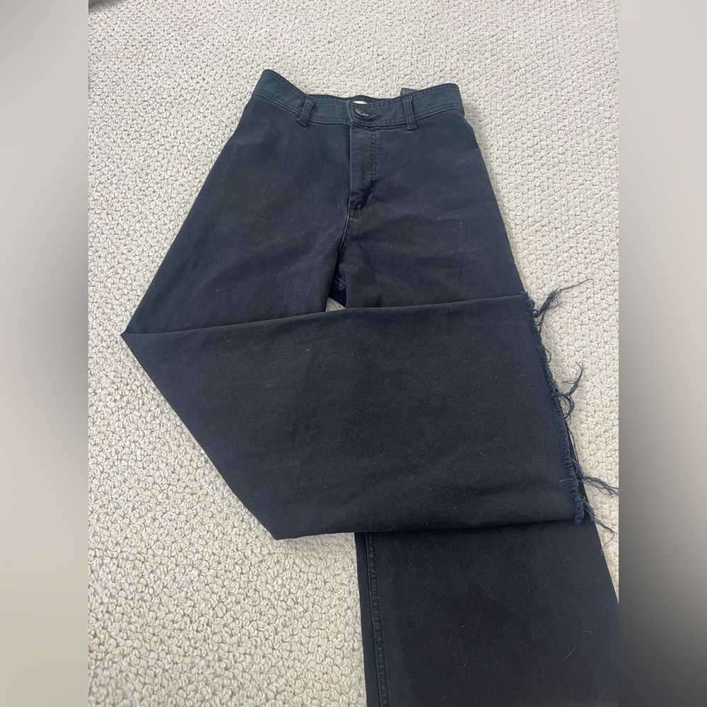 Black Marine Straight Zara Jeans